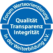 Siegel des Forum Werteorientierung in der Weiterbildung e. V.